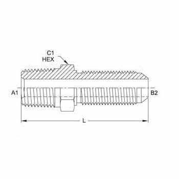 MP-MJ Bulkhead Straight