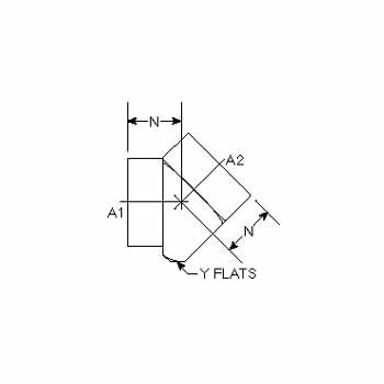 Female Pipe 45 Elbow 5505 Series