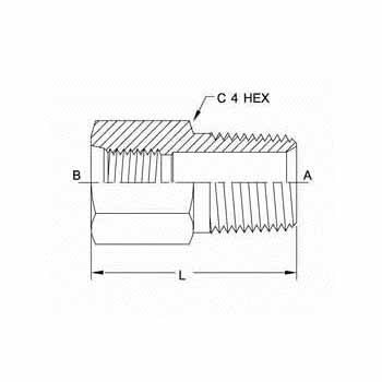 FORB - Male Pipe Straight 6404 Series