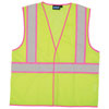 ERB S730 Class 2 Unisex Vest Lime/Pink Medium - 63322
