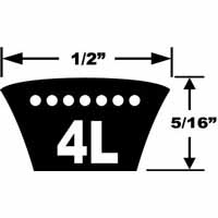 4L Truflex V-Belts