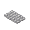 100-3CB ANSI Standard Roller Chain 100-3 Triple Strand Cottered 10 Foot Box 1-1/4 inch pitch