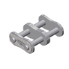 10B-2CL British Standard Roller Chain 10B-2 Double Strand Connecting Link Spring Clip Type 5/8 inch pitch