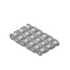 200-3CB ANSI Standard Roller Chain 200-3 Triple Strand Cottered 10 Foot Box 2-1/2 inch pitch