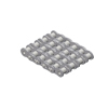 80-4CB ANSI Standard Roller Chain 80-4 Quad Strand Cottered 10 Foot Box 1 inch pitch