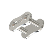80NPHMCL Nickel Plate Roller Chain 80 NP Connecting Link Spring Clip Type 1 inch pitch