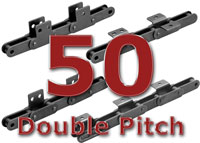 050 Stainless Double Pitch Attachement Chain