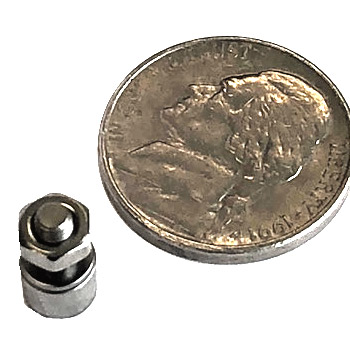 JNS CFS3MA 6mm Stainless Steel Miniature Type Cam Follower with Socket Hex Head