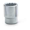 Wright Tool 61-38MM 3/4 Drive 38mm 12 Point Chrome Metric Socket
