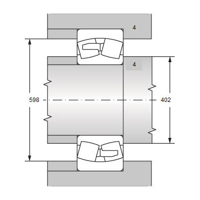 ZKL 23176EKW33MH - Car Shredding Double Row Spherical Roller Bearing - 380mm Bore